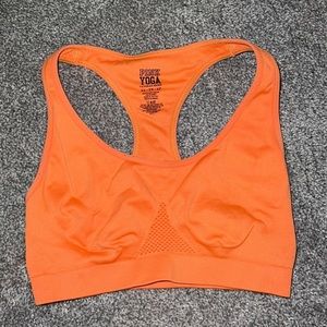 Victoria’s Secret PINK orange sports bra size XS